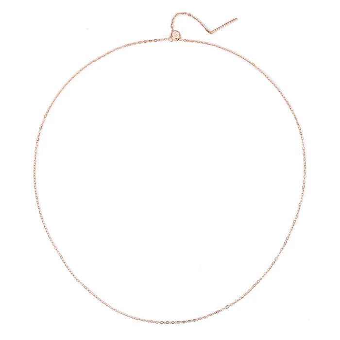 Hey Happiness Necklaces Unisex Cable Chain Necklace Gold Hey Happiness Necklaces Unisex Cable Chain Necklace Gold