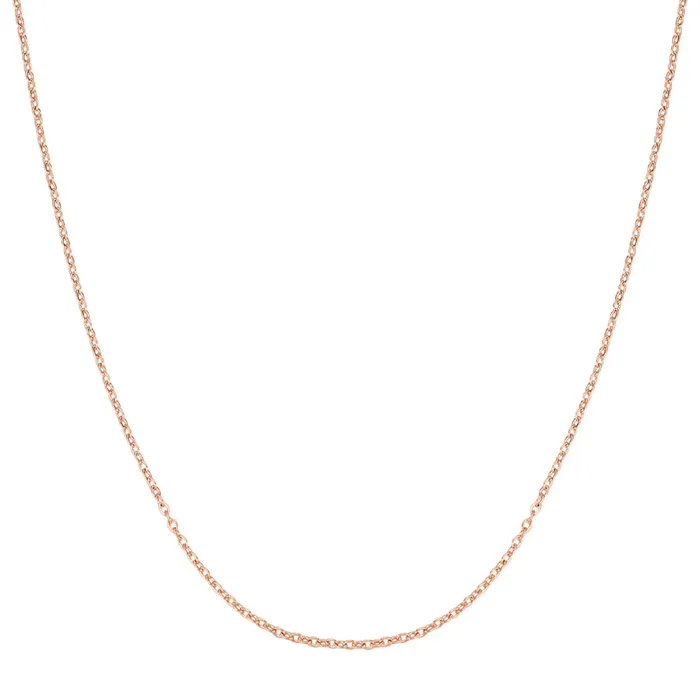 Hey Happiness Necklaces Unisex Cable Chain Necklace Gold Hey Happiness Necklaces Unisex Cable Chain Necklace Gold