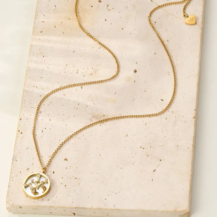 Hey Happiness Necklaces Virgo Star Constellation Necklace