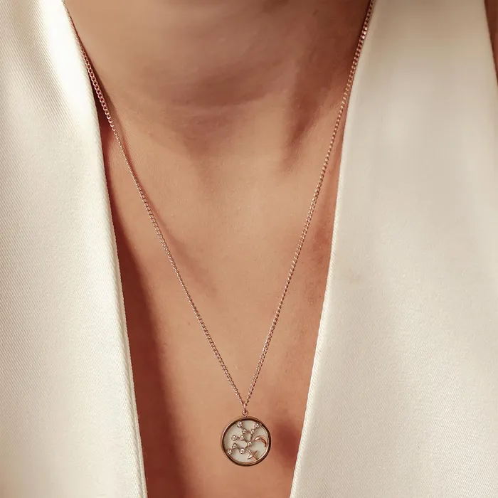 Hey Happiness Necklaces Virgo Star Constellation Necklace