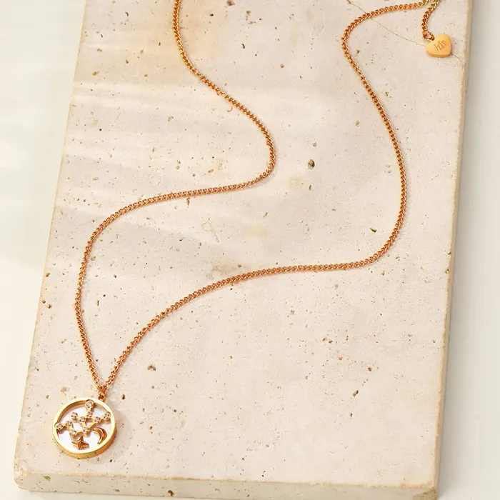Hey Happiness Necklaces Virgo Star Constellation Necklace