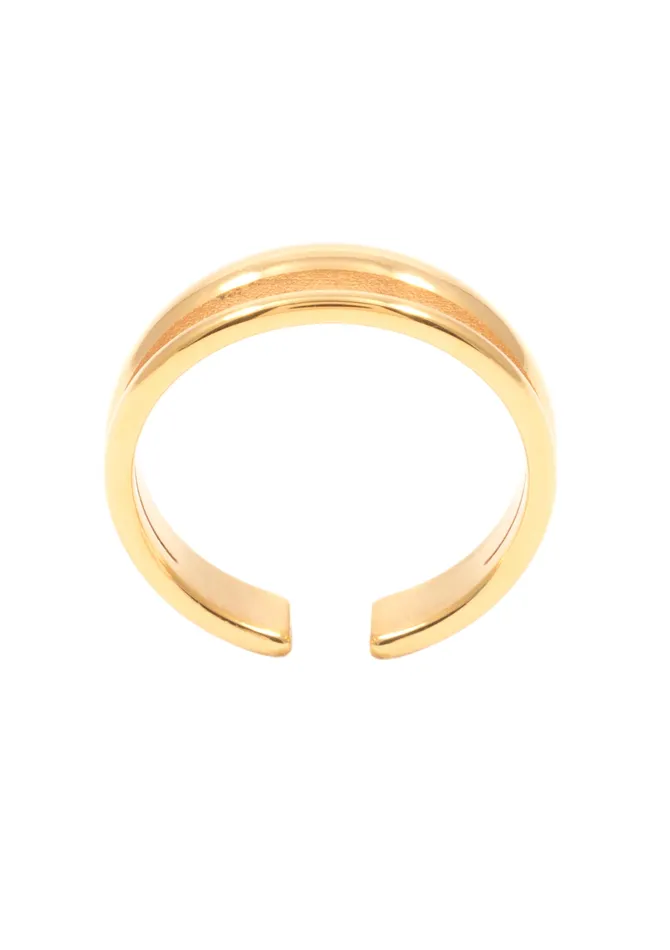 Hey Happiness Rings Double Band Simple Ring Hey Happiness Rings Double Band Simple Ring
