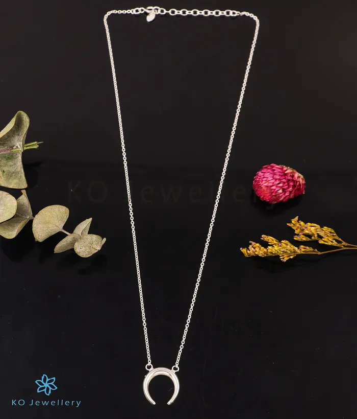 Imported The Horseshoe Charm Silver Necklace Necklaces