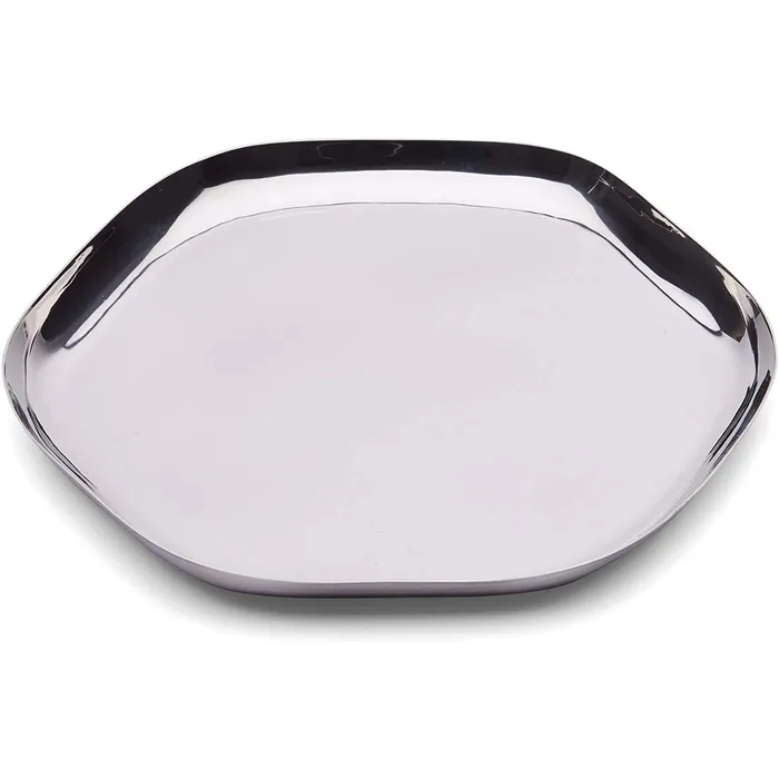 Leeber Bracelets Leeber Organic Shape Tray Silver Stainless Steel