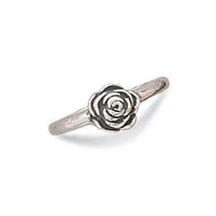 MMA Small Oxidized Rose Ring Size 7 MMA Rings