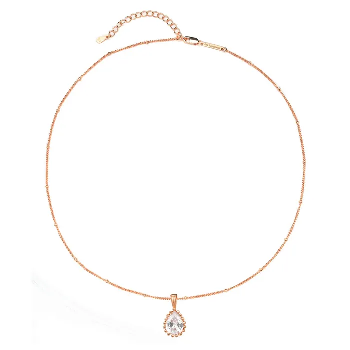 Necklaces Hey Happiness April Diamond Birthstone Necklace Sterling Silver Necklaces Hey Happiness April Diamond Birthstone Necklace Sterling Silver