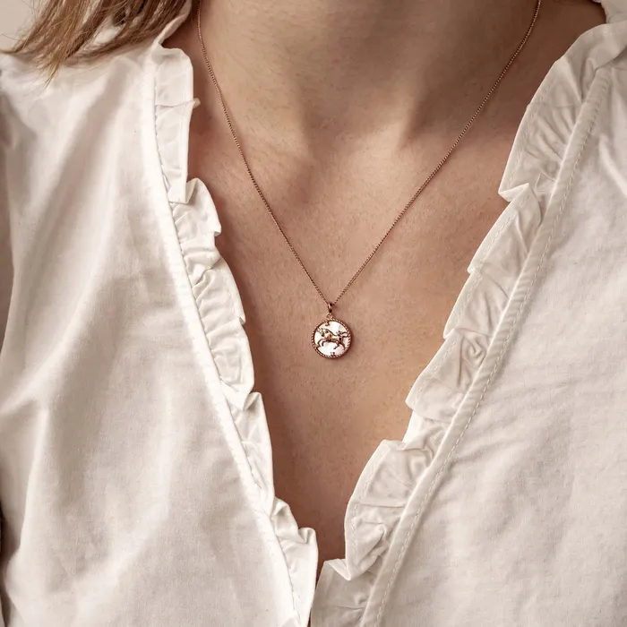 Necklaces Hey Happiness Taurus Zodiac Pendant Necklace Necklaces Hey Happiness Taurus Zodiac Pendant Necklace