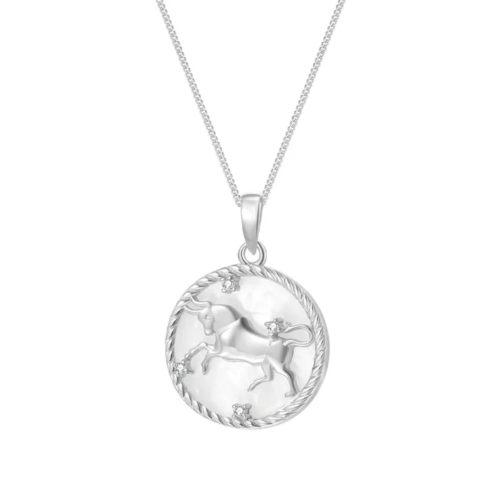 Necklaces Hey Happiness Taurus Zodiac Pendant Necklace Necklaces Hey Happiness Taurus Zodiac Pendant Necklace