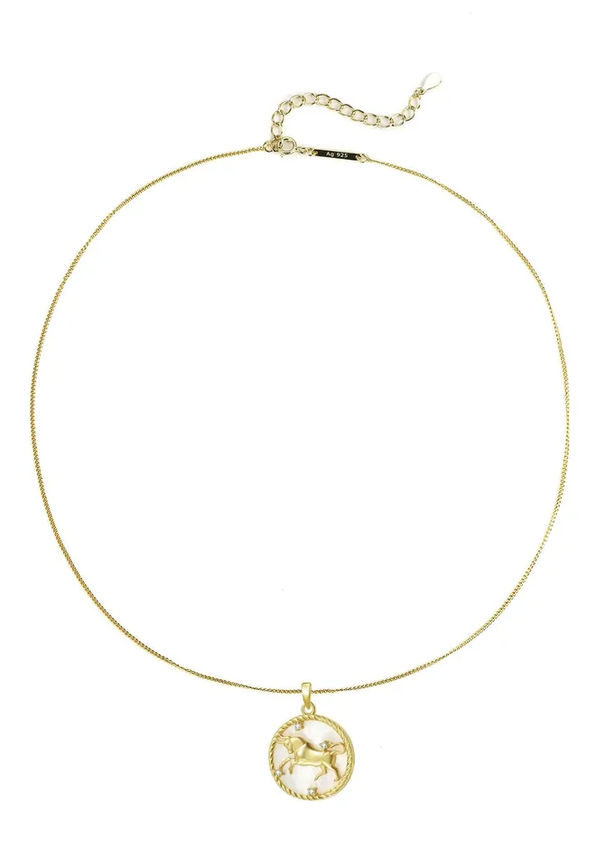 Necklaces Hey Happiness Taurus Zodiac Pendant Necklace Necklaces Hey Happiness Taurus Zodiac Pendant Necklace