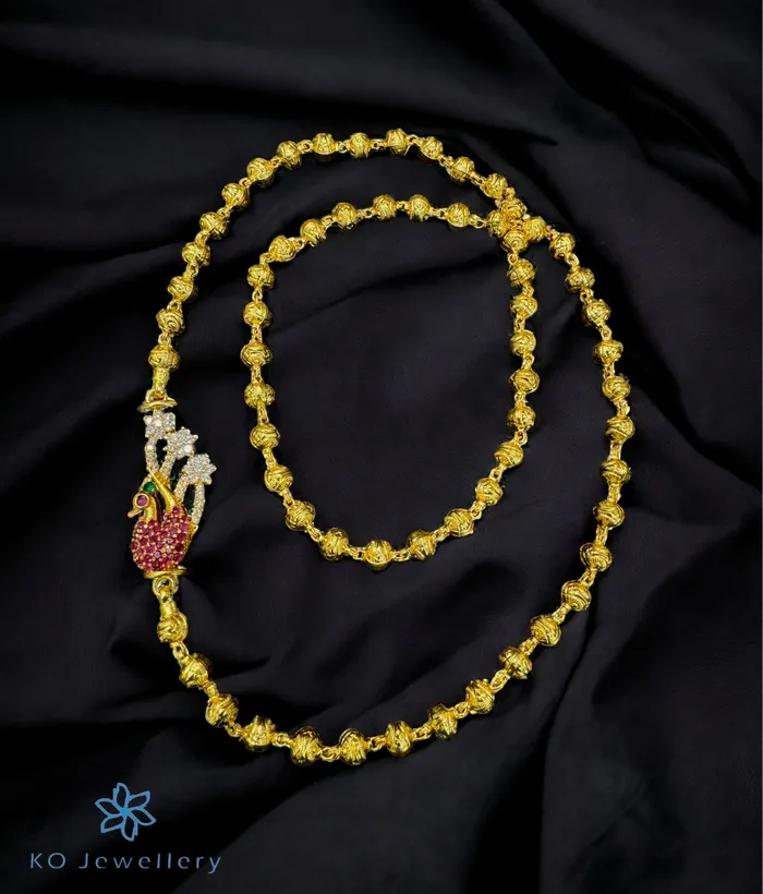 Necklaces Silversmith The Geetika Silver Mohappu Necklace