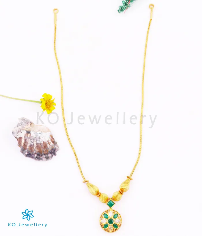 Necklaces Silversmith The Niresha Silver Kempu Necklace