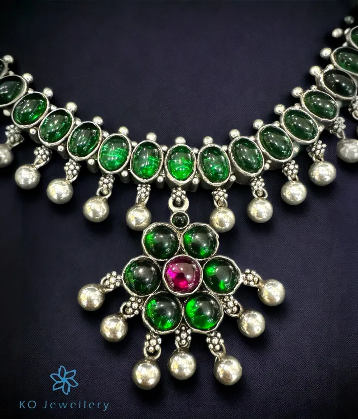 Necklaces Silversmith The Rangana Addige Silver Necklace Oxidised
