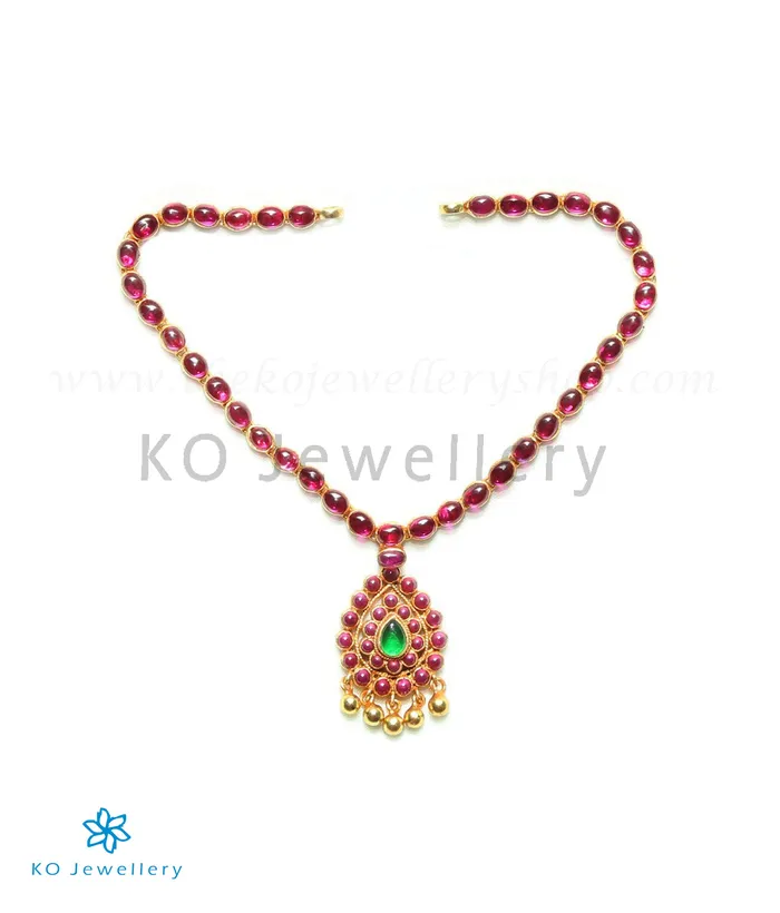 Necklaces The Vistara Kempu Necklace Silversmith