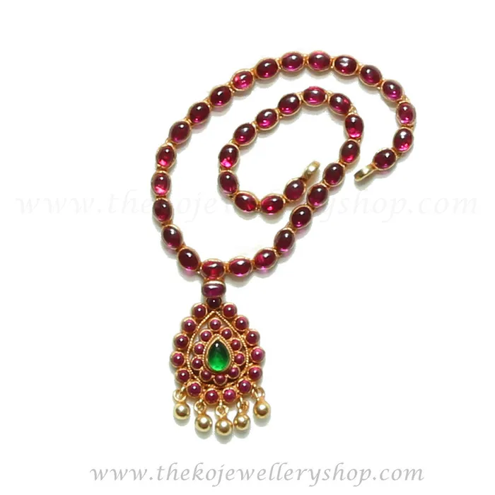 Necklaces The Vistara Kempu Necklace Silversmith