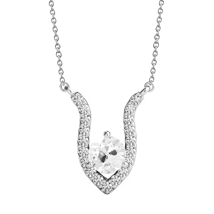 Necklaces White Gold 14K Real Natural Earth Mined Diamond Pendant Round Old Miner V Shape 3 Carats HarryChadEntcom Necklaces White Gold 14K Real Natural Earth Mined Diamond Pendant Round Old Miner V Shape 3 Carats HarryChadEntcom