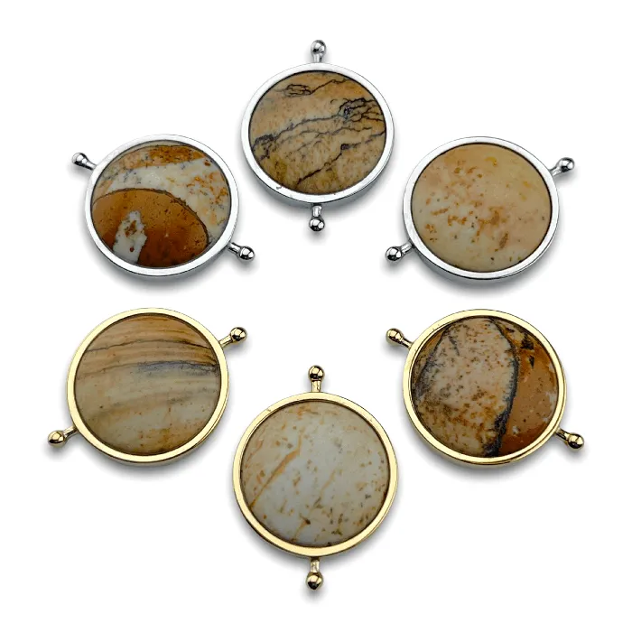 Picture Jasper Crystal Fidget Ring MyCONQUERing Rings