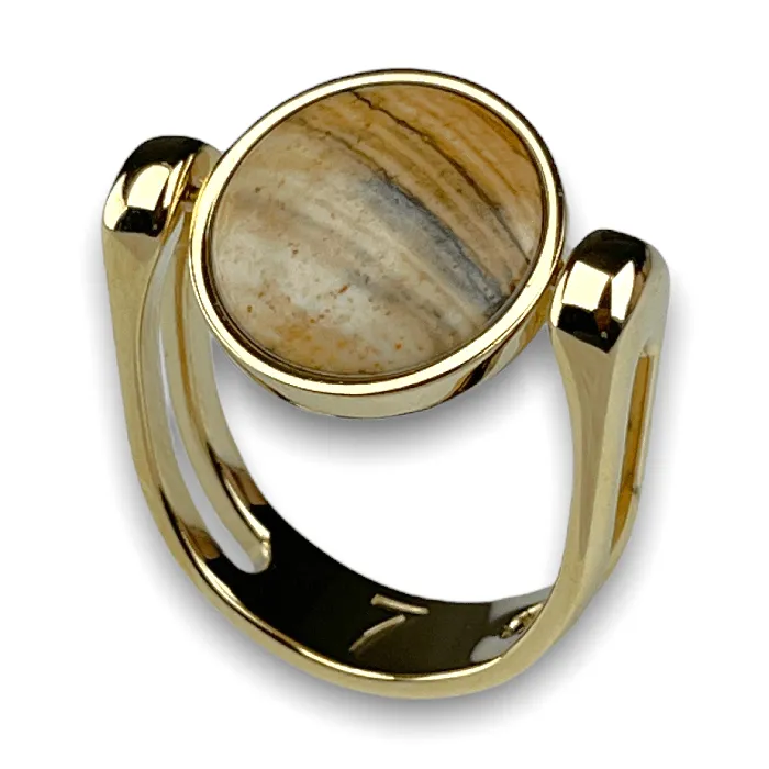 Picture Jasper Crystal Fidget Ring MyCONQUERing Rings