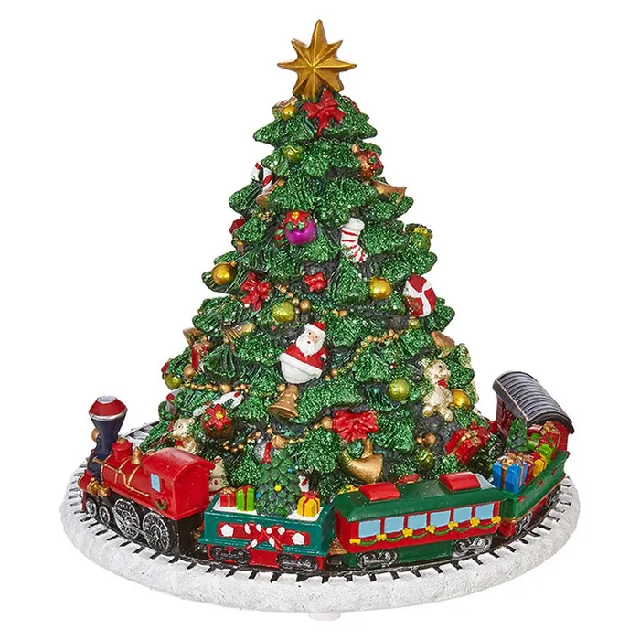 Raz Imports Necklaces Raz Imports Nutcracker Traditions 625 Animated Musical Tree with Train Raz Imports Necklaces Raz Imports Nutcracker Traditions 625 Animated Musical Tree with Train