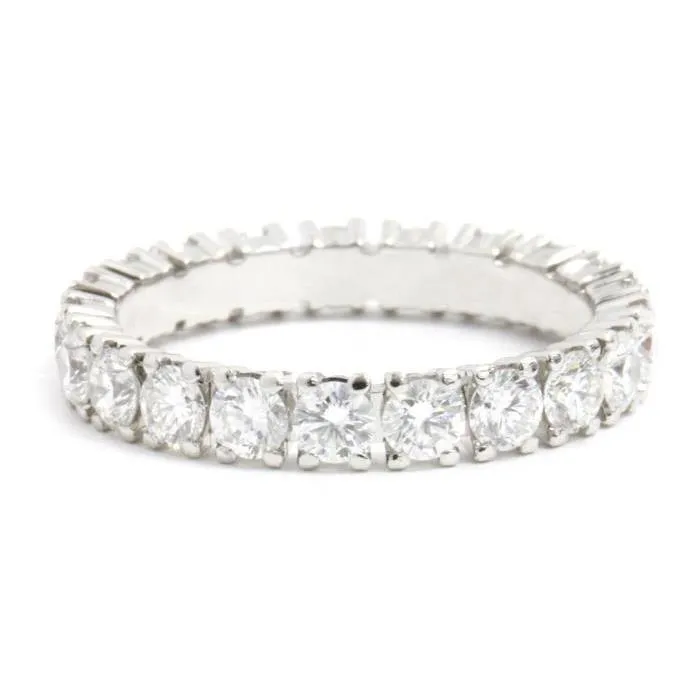 Rings 220 Carats Round Sparkling Natural Earth Mined Diamond Eternity Band White Gold 14K GB Rings 220 Carats Round Sparkling Natural Earth Mined Diamond Eternity Band White Gold 14K GB