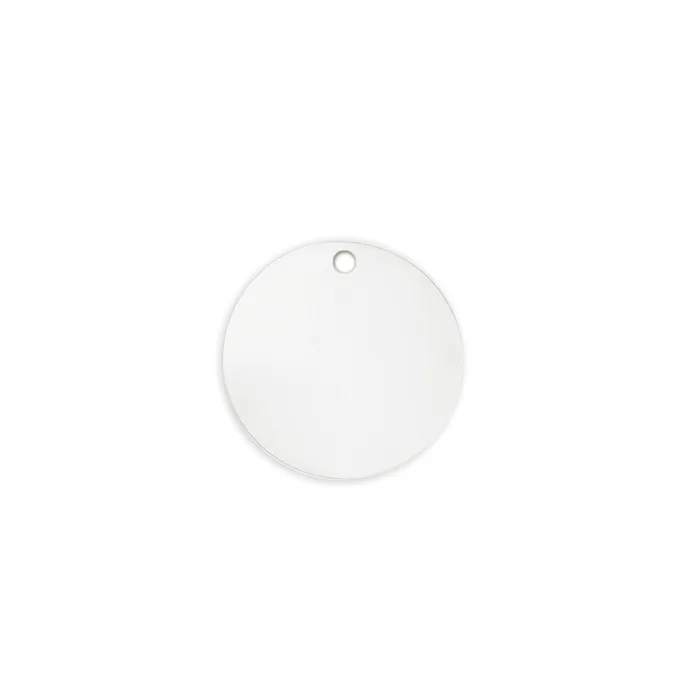 Rings AP Sterling Silver Round Disc Circle with Hole 975mm 39 24 Gauge