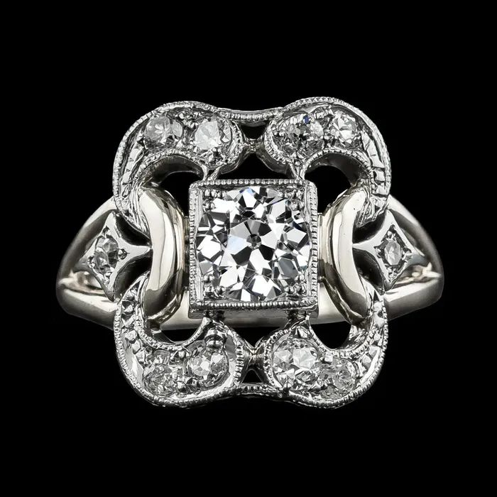 Rings Art Nouveau Jewelry New Old Cut Natural Earth Mined Diamond Wedding Ring Milgrain HarryChadEntcom Rings Art Nouveau Jewelry New Old Cut Natural Earth Mined Diamond Wedding Ring Milgrain HarryChadEntcom
