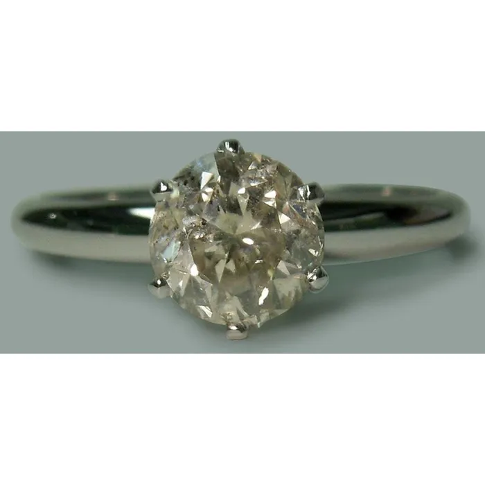 Rings GB 150 Carat Round Real Natural Earth Mined Diamond Solitaire Engagement Ring Jewelry Rings GB 150 Carat Round Real Natural Earth Mined Diamond Solitaire Engagement Ring Jewelry