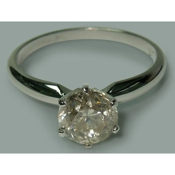 Rings GB 150 Carat Round Real Natural Earth Mined Diamond Solitaire Engagement Ring Jewelry