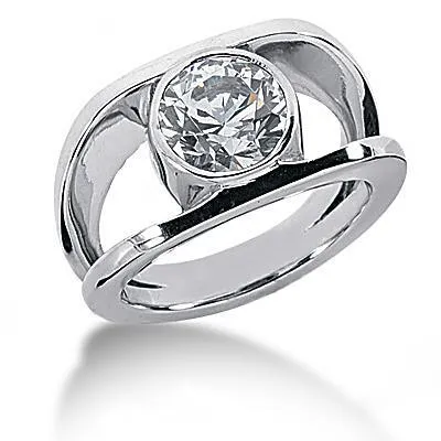 Rings GB 150 Carats Solitaire Natural Earth Mined Diamond Anniversary Ring Split Shank Rings GB 150 Carats Solitaire Natural Earth Mined Diamond Anniversary Ring Split Shank