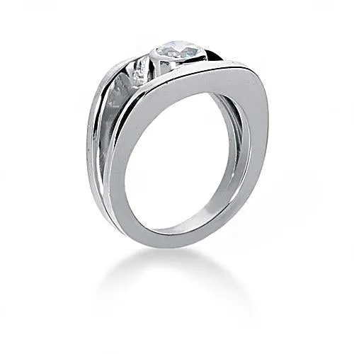 Rings GB 150 Carats Solitaire Natural Earth Mined Diamond Anniversary Ring Split Shank