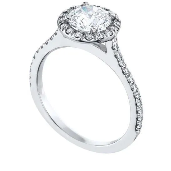 Rings GB 188 Carats Sparkling Natural Earth Mined Diamond Engagement Halo Ring White Gold 14K Rings GB 188 Carats Sparkling Natural Earth Mined Diamond Engagement Halo Ring White Gold 14K
