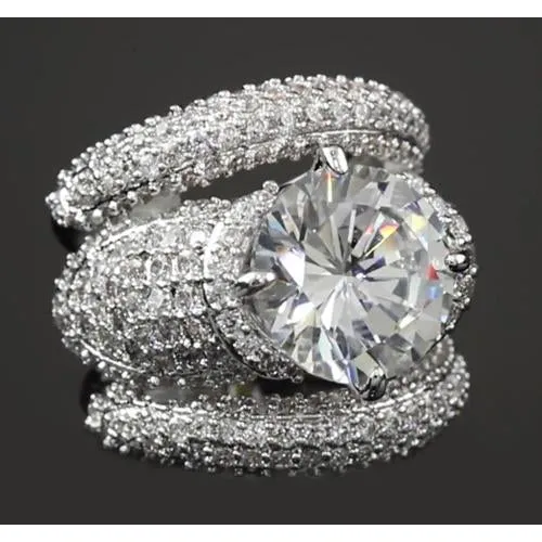 Rings GB Custom Jewelry Natural Earth Mined Diamond Womens Ring Pave Setting Rings GB Custom Jewelry Natural Earth Mined Diamond Womens Ring Pave Setting