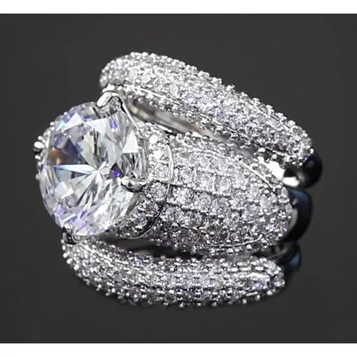 Rings GB Custom Jewelry Natural Earth Mined Diamond Womens Ring Pave Setting Rings GB Custom Jewelry Natural Earth Mined Diamond Womens Ring Pave Setting