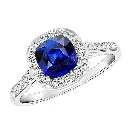 Rings Gold Womens Sapphire Engagement Ring HarryChadEntcom