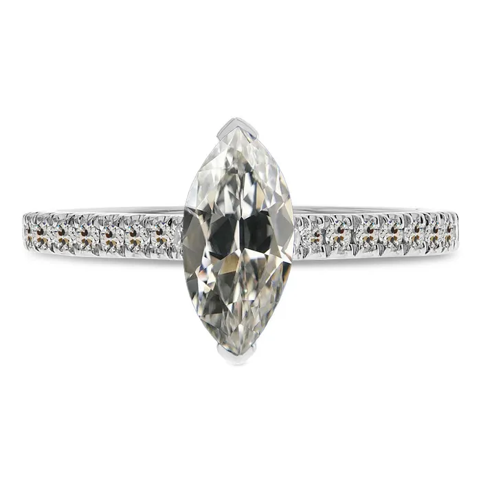 Rings HarryChadEntcom 450 Ct Marquise Round Old Cut Earth Mined Diamond Ring Jewelry Rings HarryChadEntcom 450 Ct Marquise Round Old Cut Earth Mined Diamond Ring Jewelry