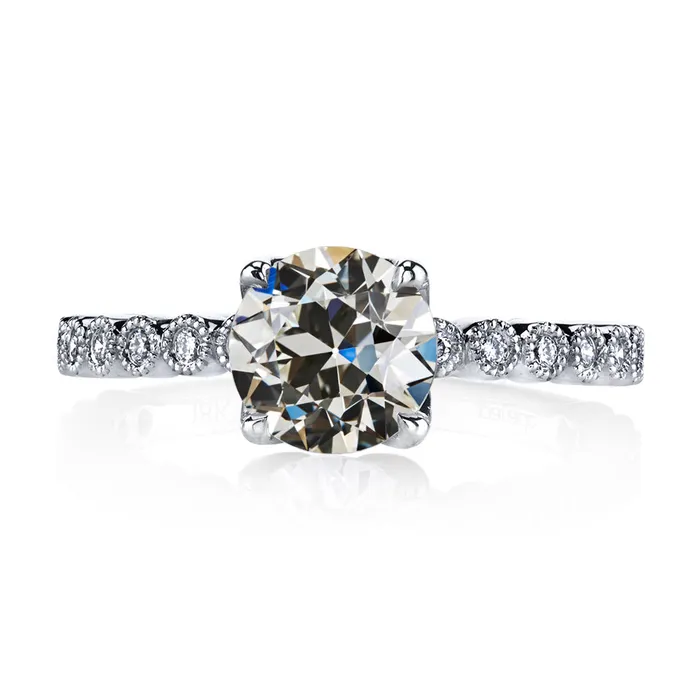 Rings HarryChadEntcom Anniversary Ring Round Old European Natural Earth Mined Diamond Milgrain 350 Carats Rings HarryChadEntcom Anniversary Ring Round Old European Natural Earth Mined Diamond Milgrain 350 Carats