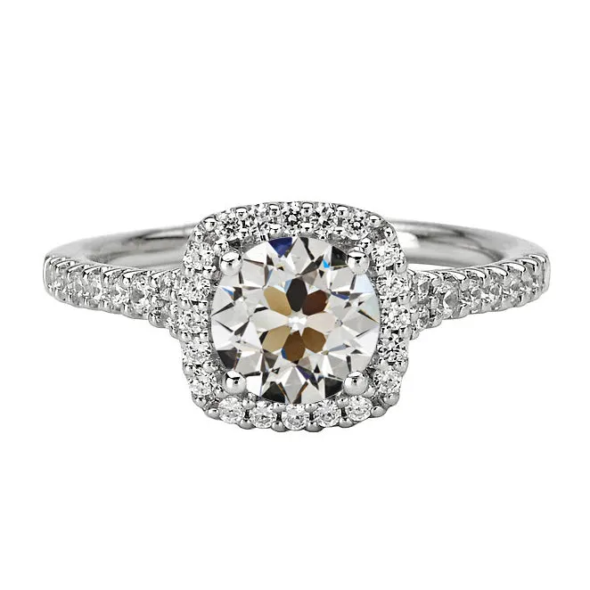 Rings HarryChadEntcom Halo Engagement Ring Round Old Miner Natural Earth Mined Diamond White Gold 5 Carats Rings HarryChadEntcom Halo Engagement Ring Round Old Miner Natural Earth Mined Diamond White Gold 5 Carats
