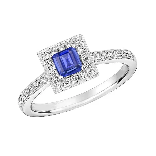 Rings HarryChadEntcom Natural Earth Mined Diamond Halo Ring Emerald Blue Sapphire 3 Carats 14K White Gold Rings HarryChadEntcom Natural Earth Mined Diamond Halo Ring Emerald Blue Sapphire 3 Carats 14K White Gold