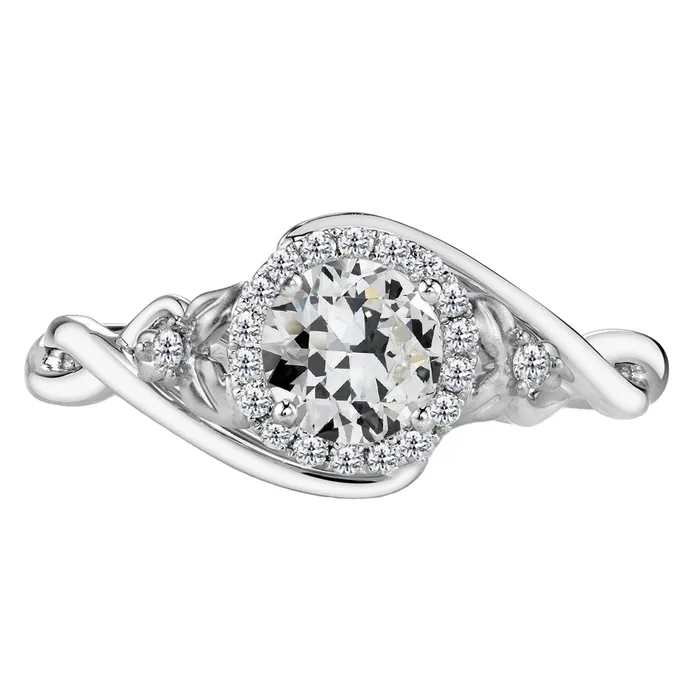 Rings HarryChadEntcom Real White Gold Halo Old Miner Real Diamond Wedding Ring 3 Carats Rings HarryChadEntcom Real White Gold Halo Old Miner Real Diamond Wedding Ring 3 Carats