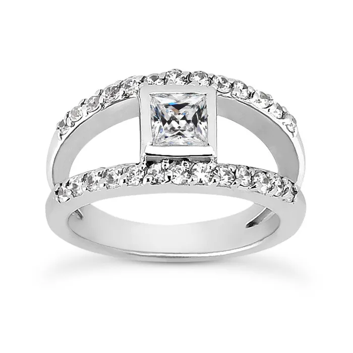 Rings HarryChadEntcom Round Square Cut Old Miner Real Natural Earth Mined Diamond Ring Bezel Split Shank 4 Carats Rings HarryChadEntcom Round Square Cut Old Miner Real Natural Earth Mined Diamond Ring Bezel Split Shank 4 Carats