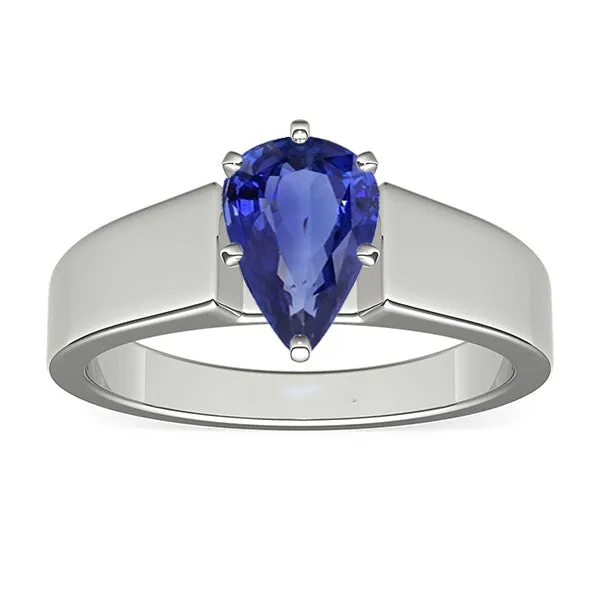 Rings HarryChadEntcom Solitaire Ceylon Sapphire Ring 150 Carats Prong Set Ladies Jewelry Rings HarryChadEntcom Solitaire Ceylon Sapphire Ring 150 Carats Prong Set Ladies Jewelry