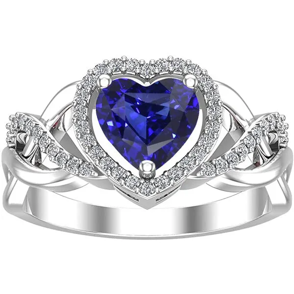 Rings HarryChadEntcom Sparkling Natural Earth Mined Diamond Wedding Ring Twisted Shank Blue Sapphire 350 Carats Rings HarryChadEntcom Sparkling Natural Earth Mined Diamond Wedding Ring Twisted Shank Blue Sapphire 350 Carats
