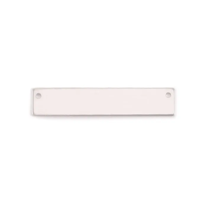 Rings Sterling Silver Rectangle Bar with Holes 318mm 125 x 64mm 25 20 Gauge AP Rings Sterling Silver Rectangle Bar with Holes 318mm 125 x 64mm 25 20 Gauge AP