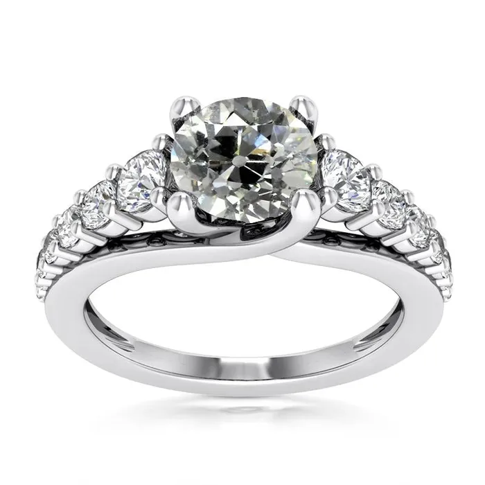 Rings Wedding Ring Round Old Miner Real Natural Earth Mined Diamonds Prong Set 575 Carats HarryChadEntcom Rings Wedding Ring Round Old Miner Real Natural Earth Mined Diamonds Prong Set 575 Carats HarryChadEntcom