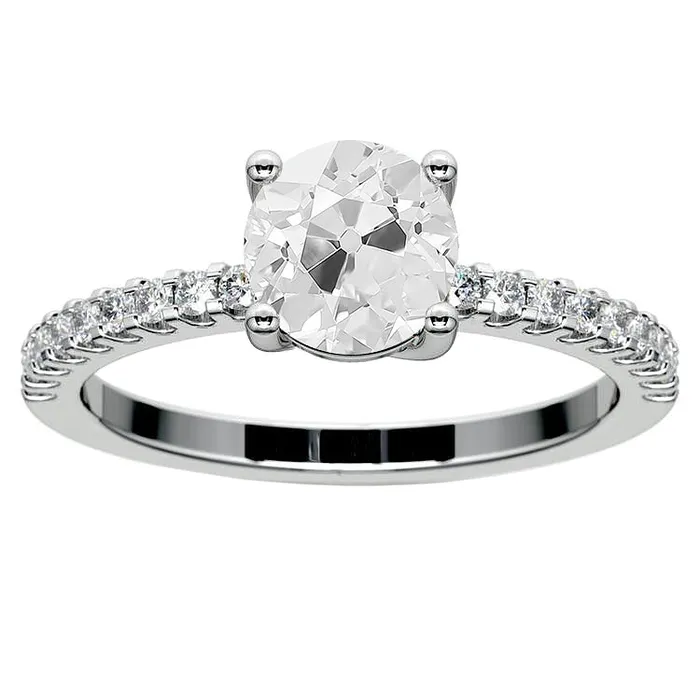 Rings White Gold Anniversary Ring Round Old Mine Cut Real Natural Earth Mined Diamonds 425 Carats HarryChadEntcom Rings White Gold Anniversary Ring Round Old Mine Cut Real Natural Earth Mined Diamonds 425 Carats HarryChadEntcom