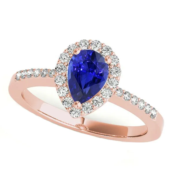 Rose Gold Halo Wedding Ring Ceylon Sapphire Natural Earth Mined Diamonds 4 Carats HarryChadEntcom Rings Rose Gold Halo Wedding Ring Ceylon Sapphire Natural Earth Mined Diamonds 4 Carats HarryChadEntcom Rings
