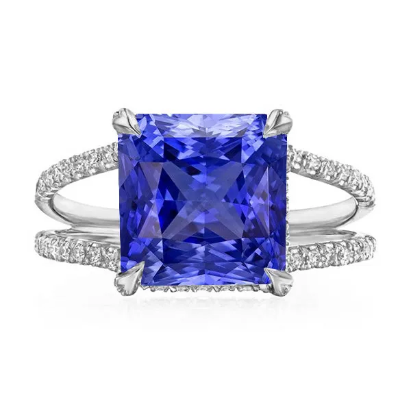 Round Natural Earth Mined Diamond Srilankan Sapphire Ring Split Shank 5 Carats Womens Gold HarryChadEntcom Rings Round Natural Earth Mined Diamond Srilankan Sapphire Ring Split Shank 5 Carats Womens Gold HarryChadEntcom Rings