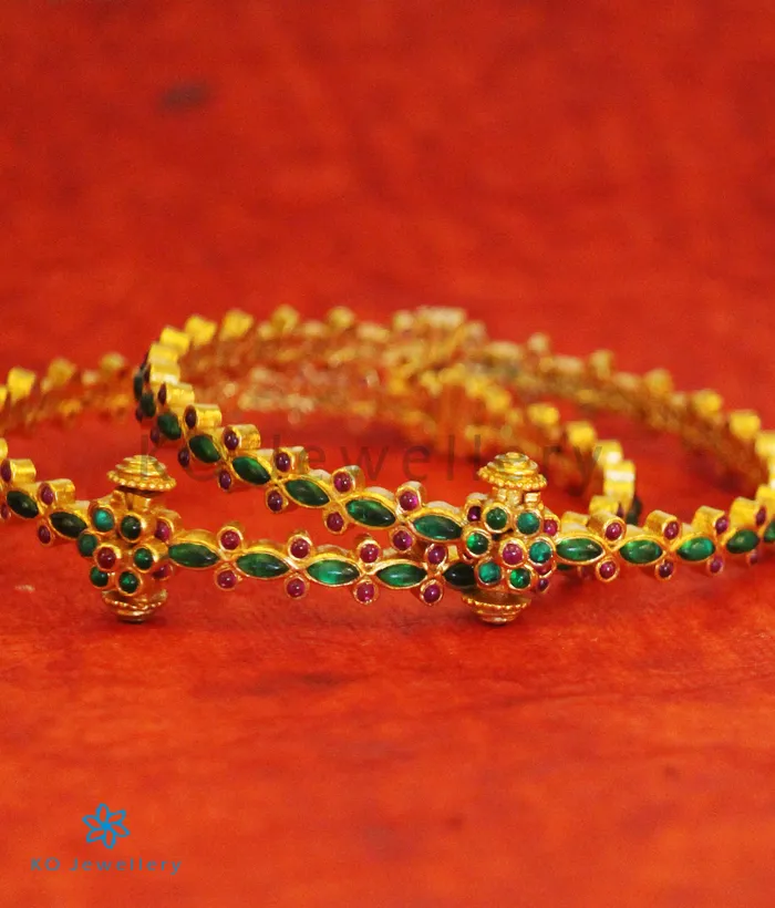Silversmith Bracelets The Pauspa Silver Kemp Bracelet GreenSize22242628