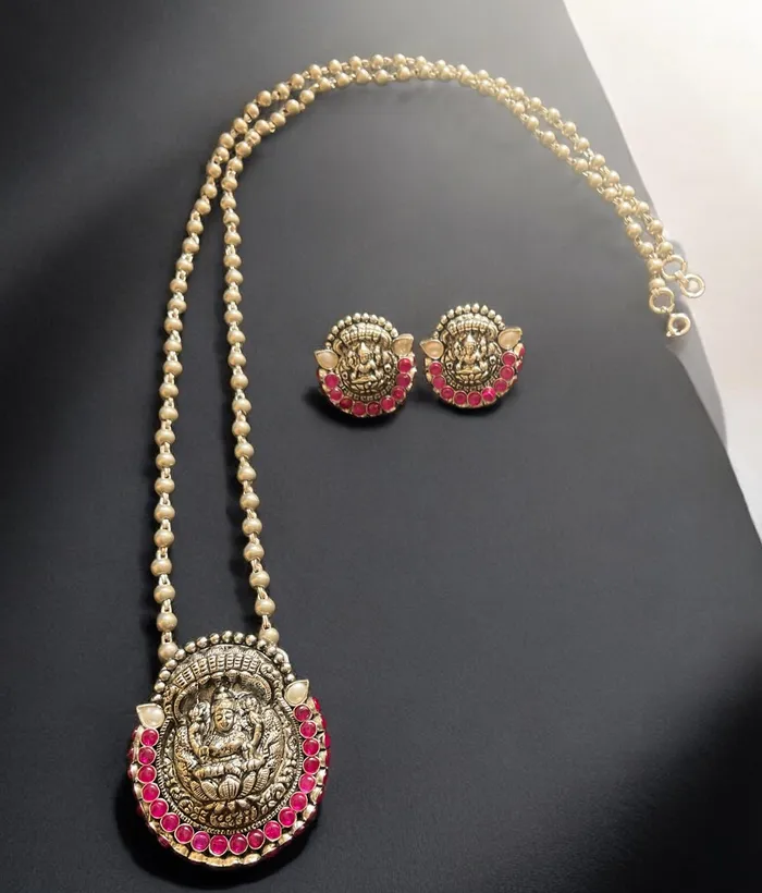 Silversmith Earrings The Abhata Silver Lakshmi Kemp Necklace Earrings