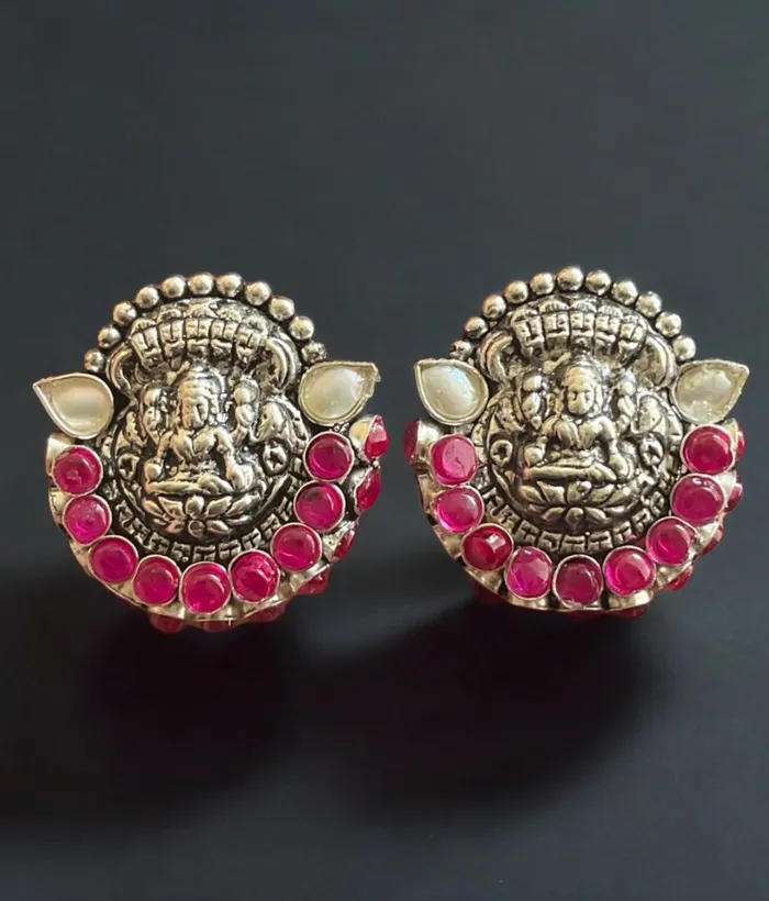 Silversmith Earrings The Abhata Silver Lakshmi Kemp Necklace Earrings