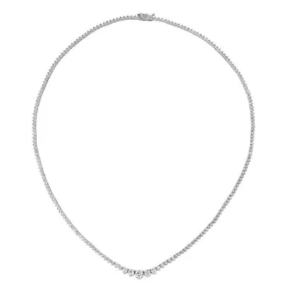Sparkling 525 Carats Round Natural Earth Mined Diamond Prong Setting Necklace Gold White GB Necklaces Sparkling 525 Carats Round Natural Earth Mined Diamond Prong Setting Necklace Gold White GB Necklaces